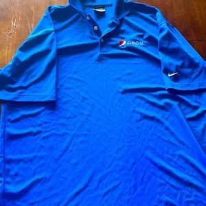 Men’s Xl blue Nike golf Pepsi polo